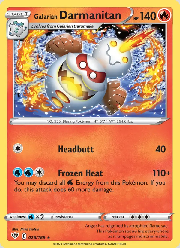 Image of the card Galarian Darmanitan