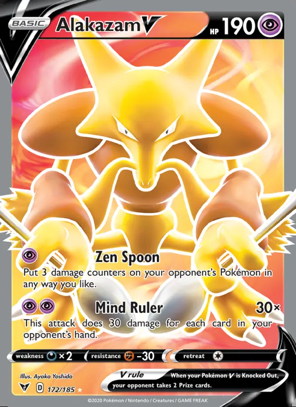 Image of the card Alakazam V