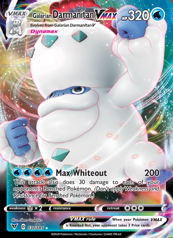 Image of the card Galarian Darmanitan VMAX
