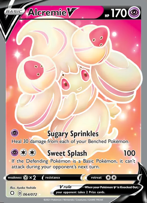 Image of the card Alcremie V