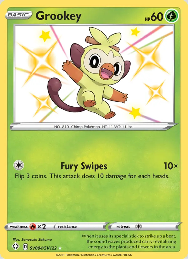 Image of the card Grookey
