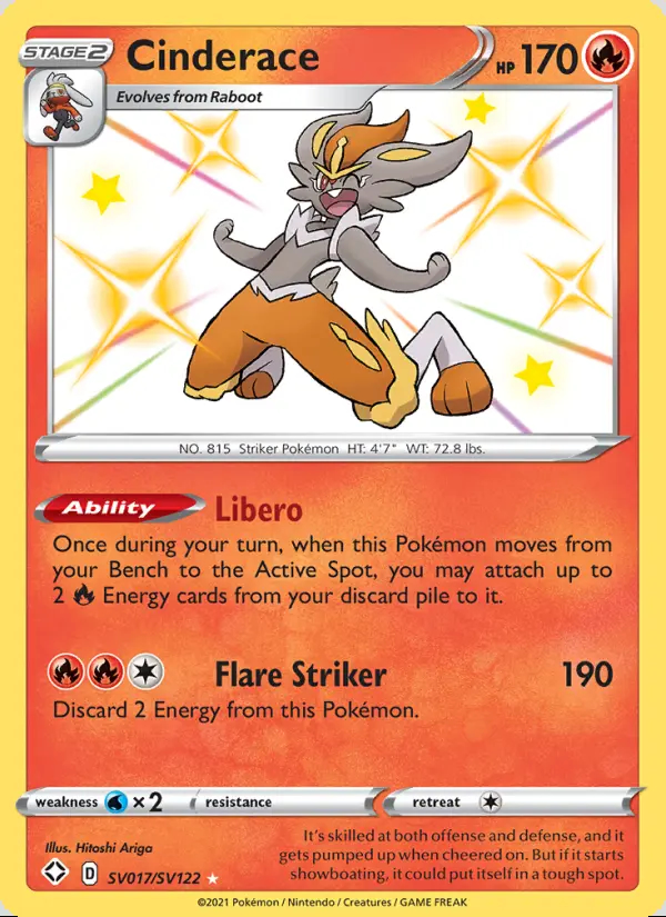 Image of the card Cinderace