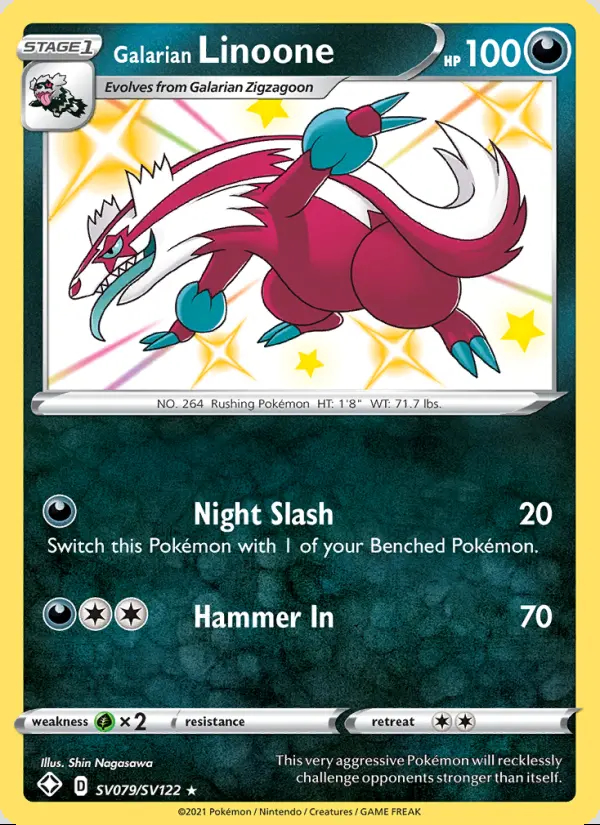 Image of the card Galarian Linoone