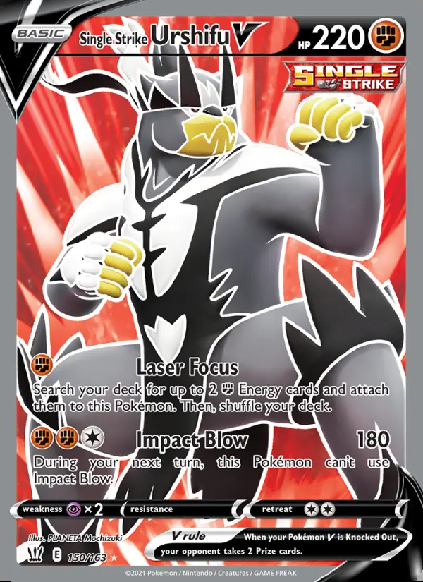 Image of the card Single Strike Urshifu V