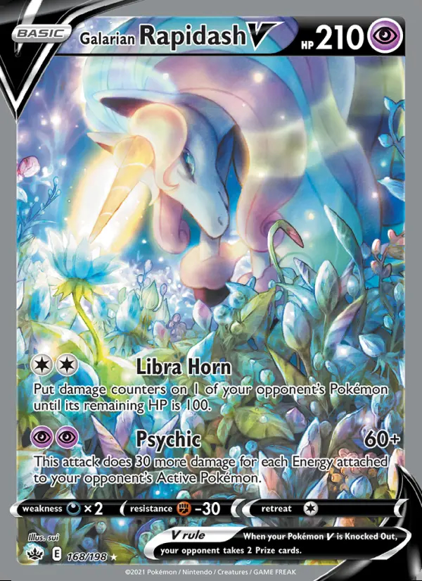 Image of the card Galarian Rapidash V