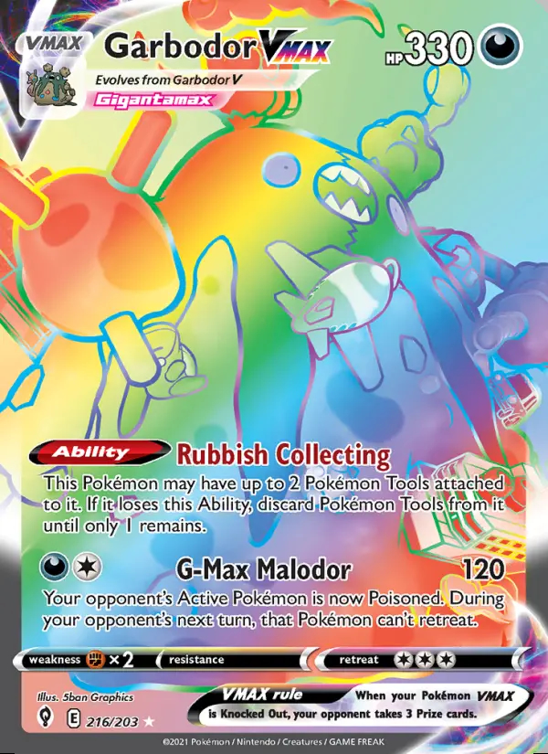 Image of the card Garbodor VMAX