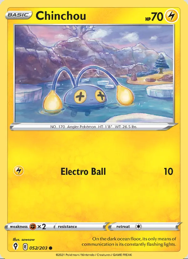 Image of the card Chinchou
