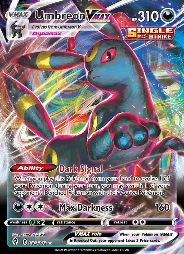 Image of the card Umbreon VMAX