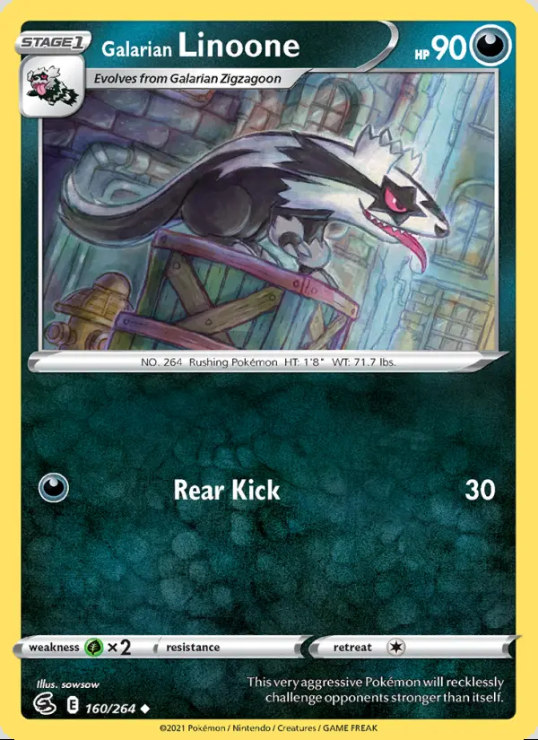 Image of the card Galarian Linoone