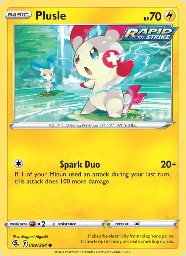 Image of the card Plusle