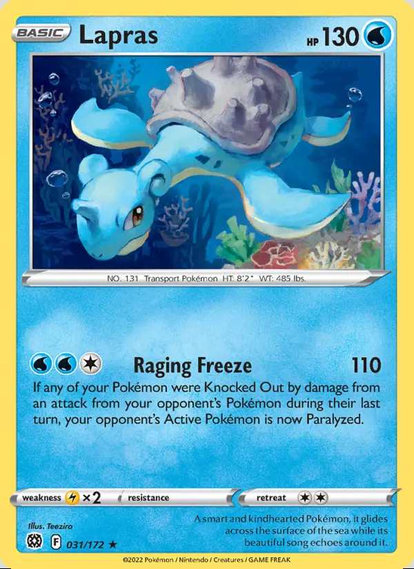 Image of the card Lapras