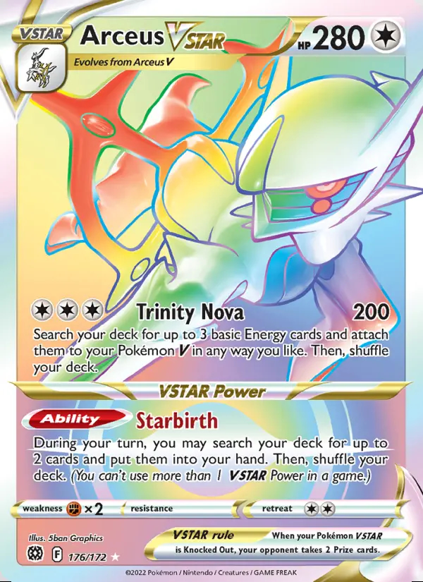 Image of the card Arceus VSTAR