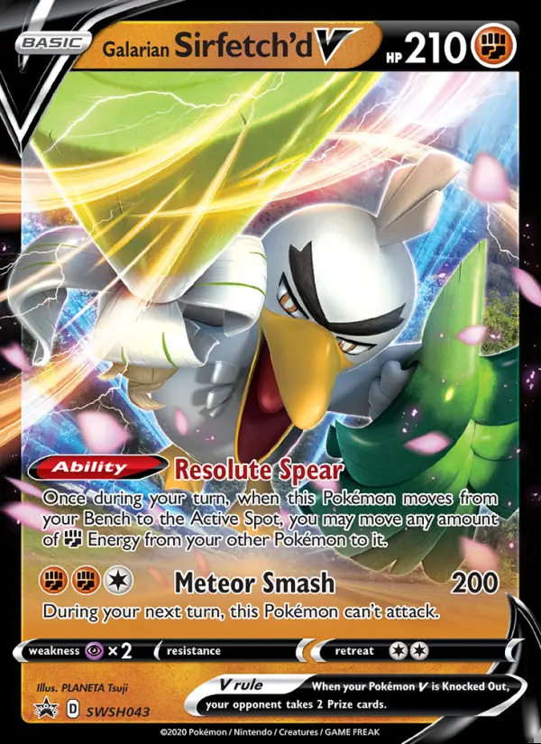 Image of the card Galarian Sirfetch'd V
