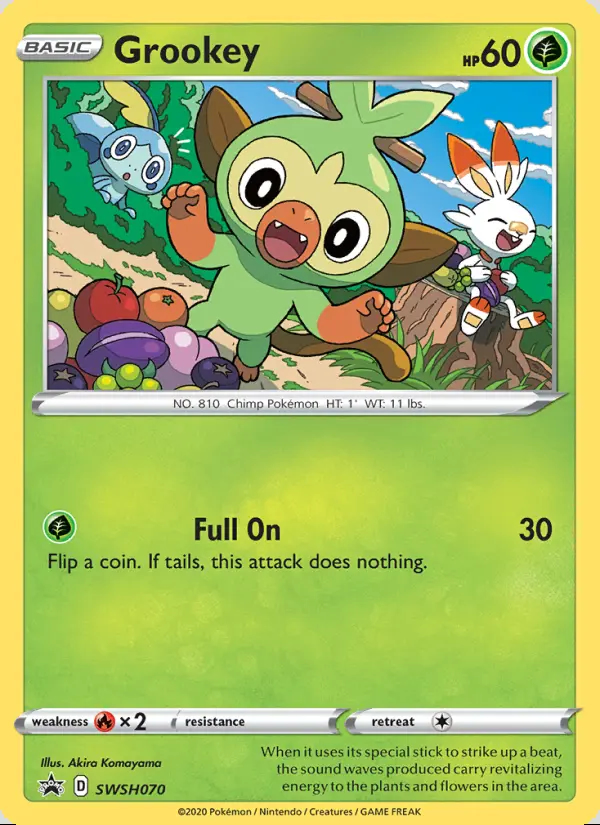 Image of the card Grookey