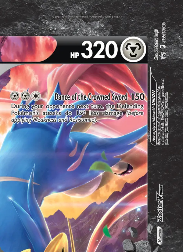 Image of the card Zacian V-UNION
