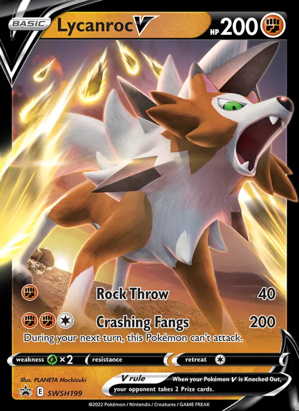Image of the card Lycanroc V