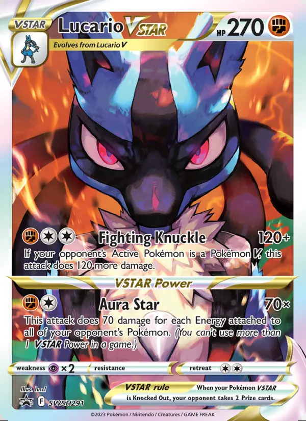 Image of the card Lucario VSTAR