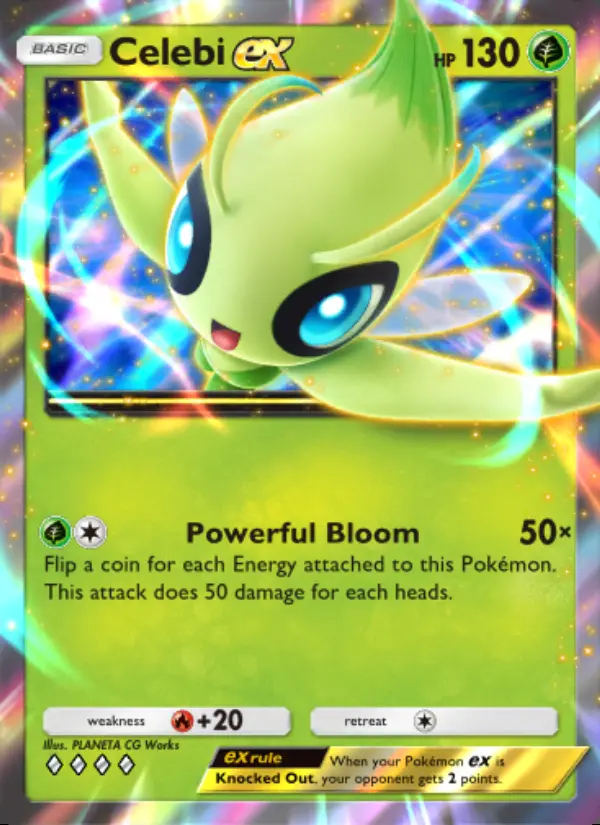 Image of the card Celebi ex