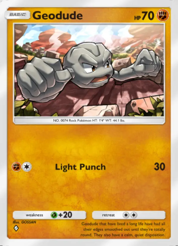 Image of the card Geodude