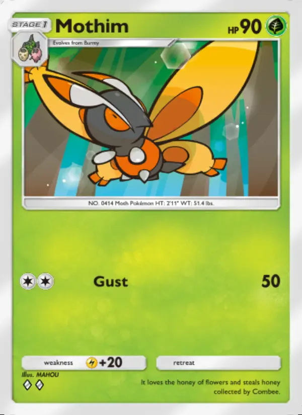 Image of the card Mothim