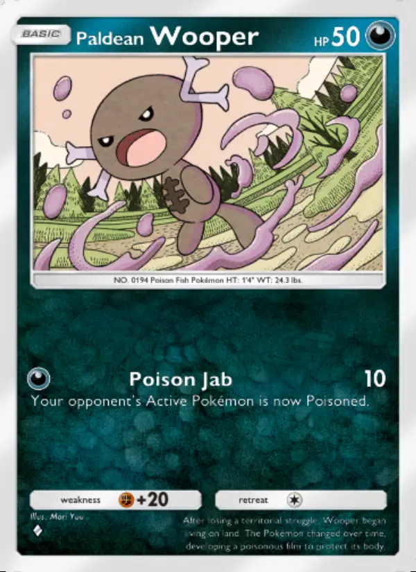 Image of the card Paldean Wooper