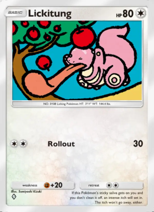 Image of the card Lickitung