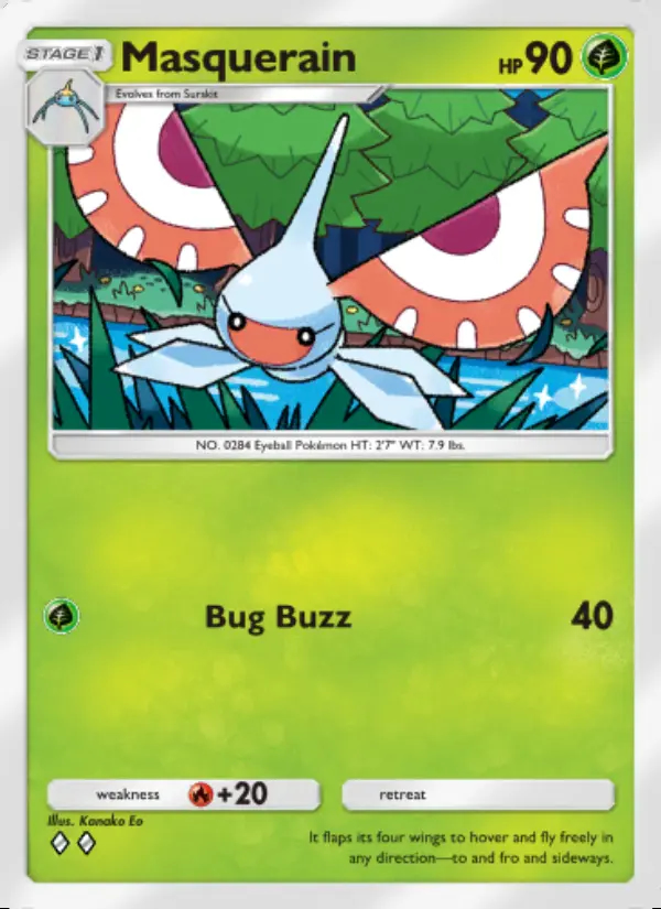 Image of the card Masquerain