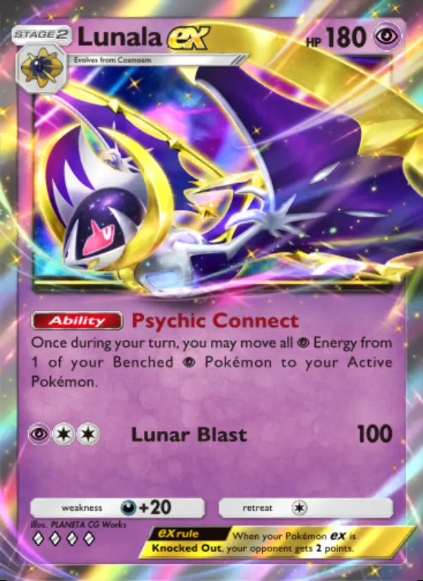 Image of the card Lunala ex