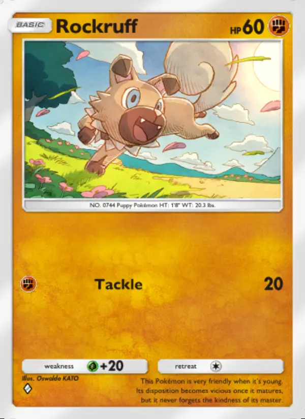 Image of the card Rockruff