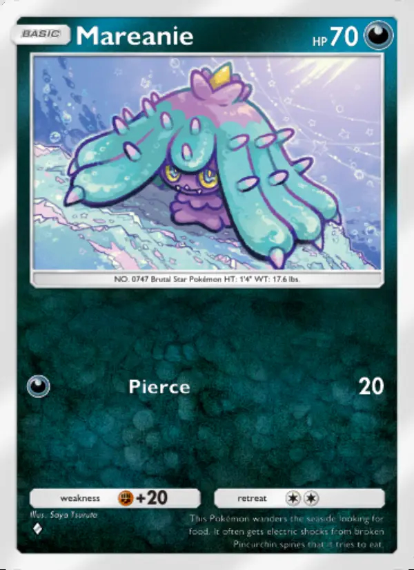 Image of the card Mareanie