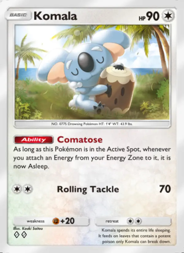 Image of the card Komala