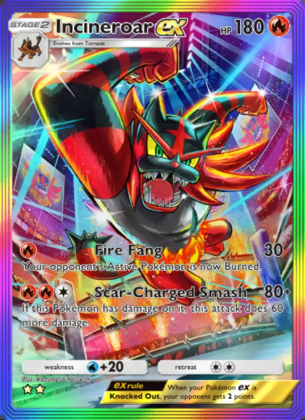 Image of the card Incineroar ex