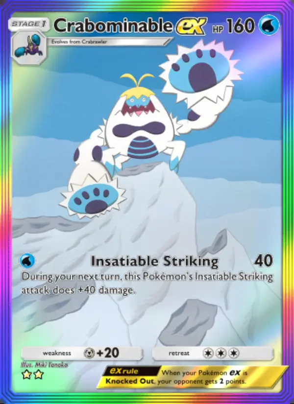 Image of the card Crabominable ex