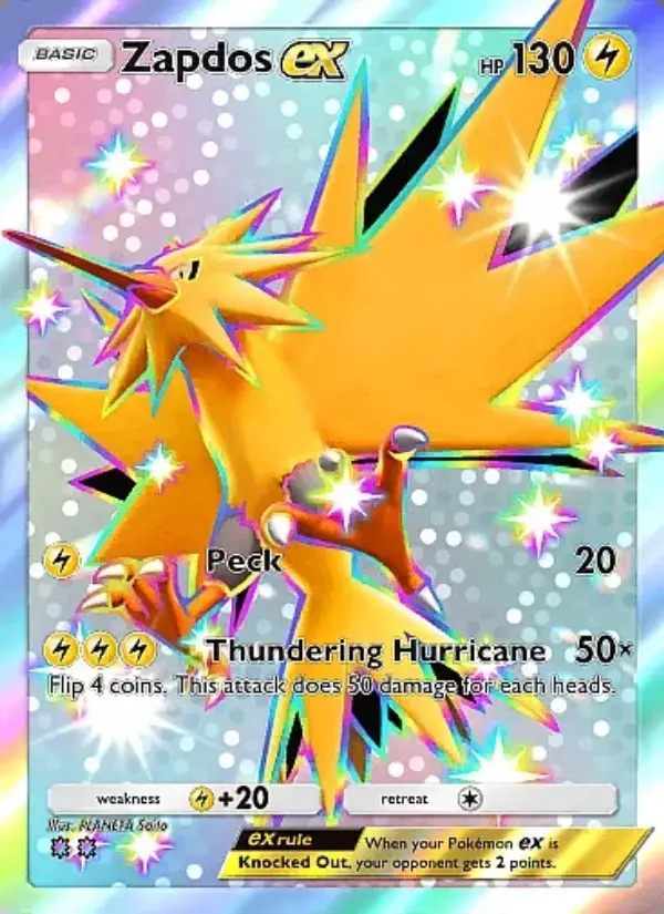 Image of the card Zapdos ex