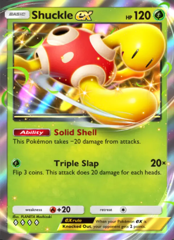Image of the card Shuckle ex