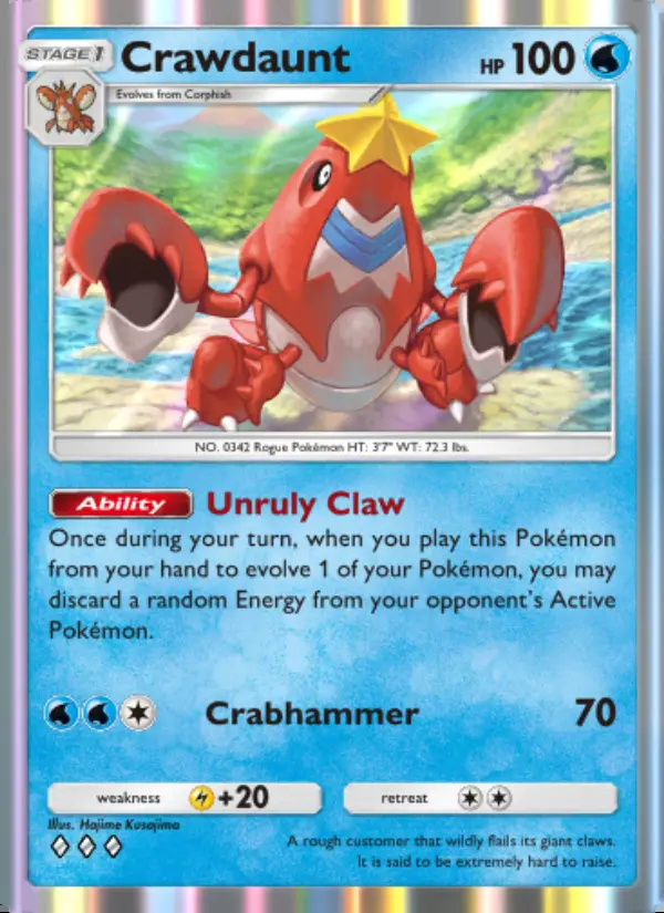 Image of the card Crawdaunt