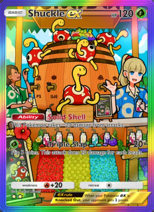 Image of the card Shuckle ex