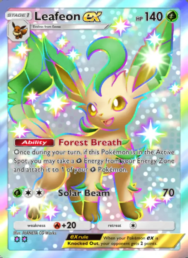 Image of the card Leafeon ex
