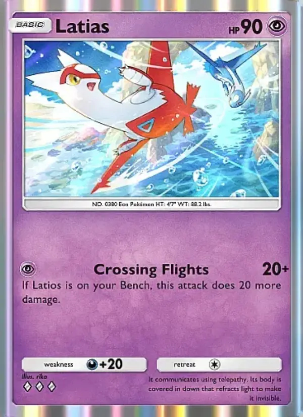 Image of the card Latias