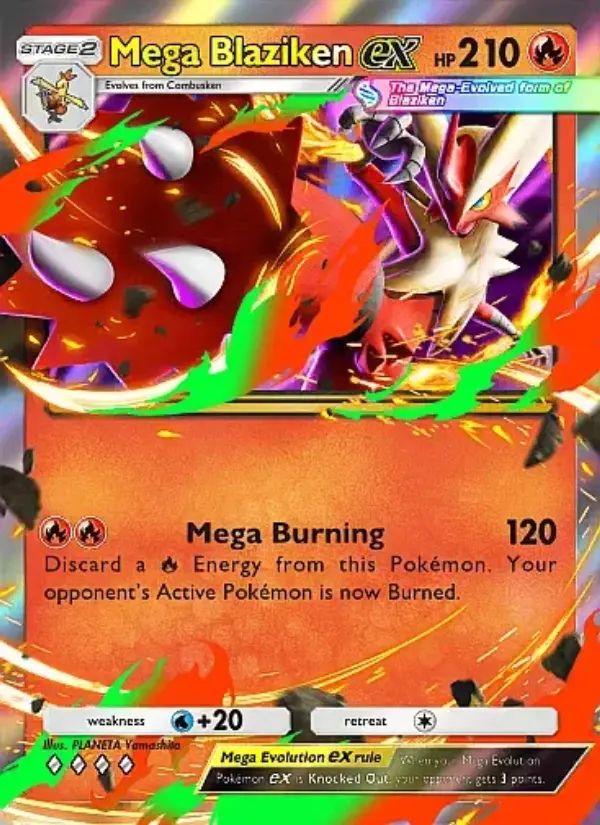 Image of the card Mega Blaziken ex