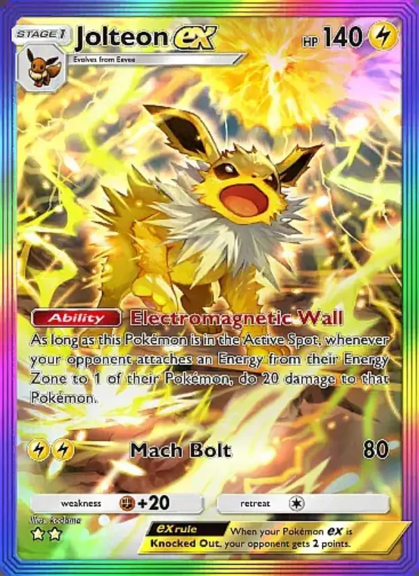 Image of the card Jolteon ex