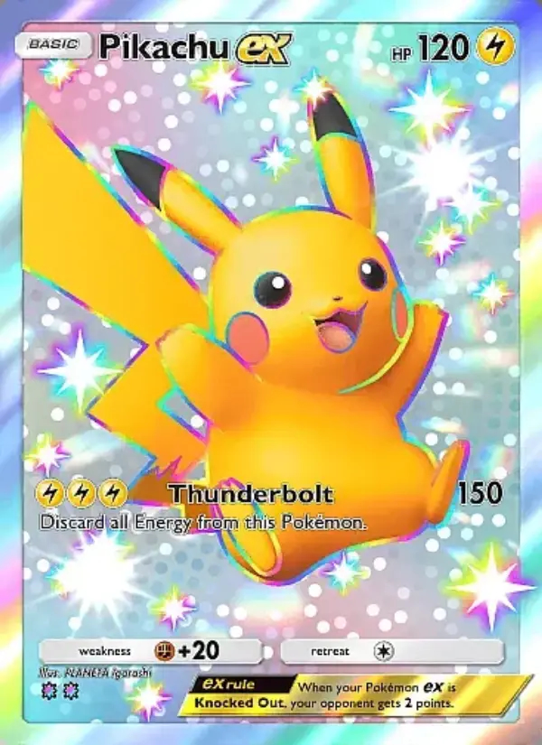 Image of the card Pikachu ex