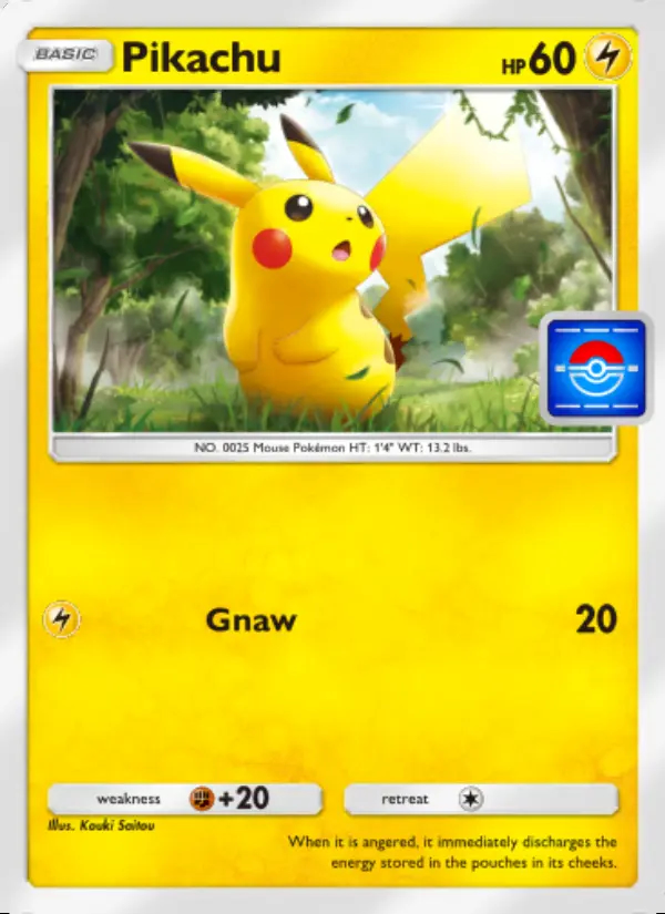 Image of the card Pikachu