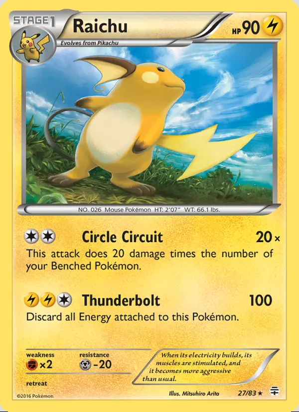 Image of the card Raichu
