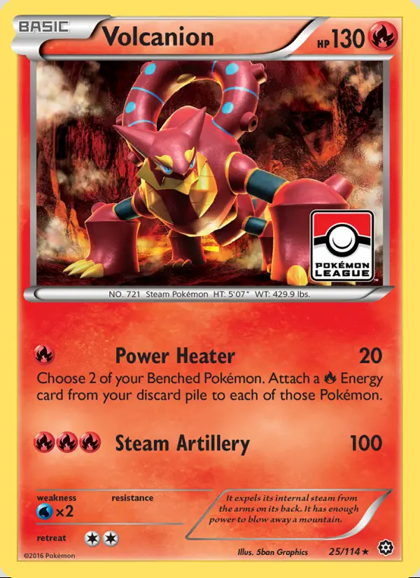 Image of the card Volcanion