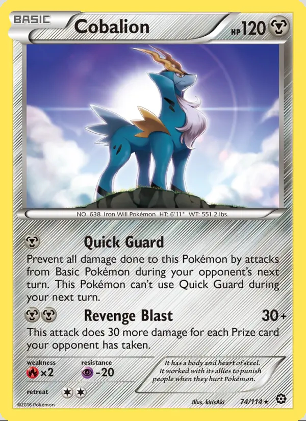 Image of the card Cobalion