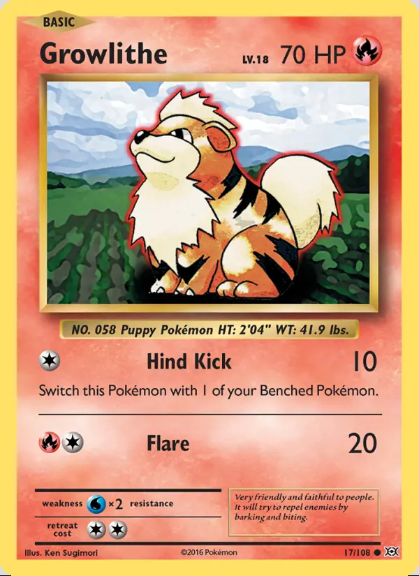 Image of the card Growlithe