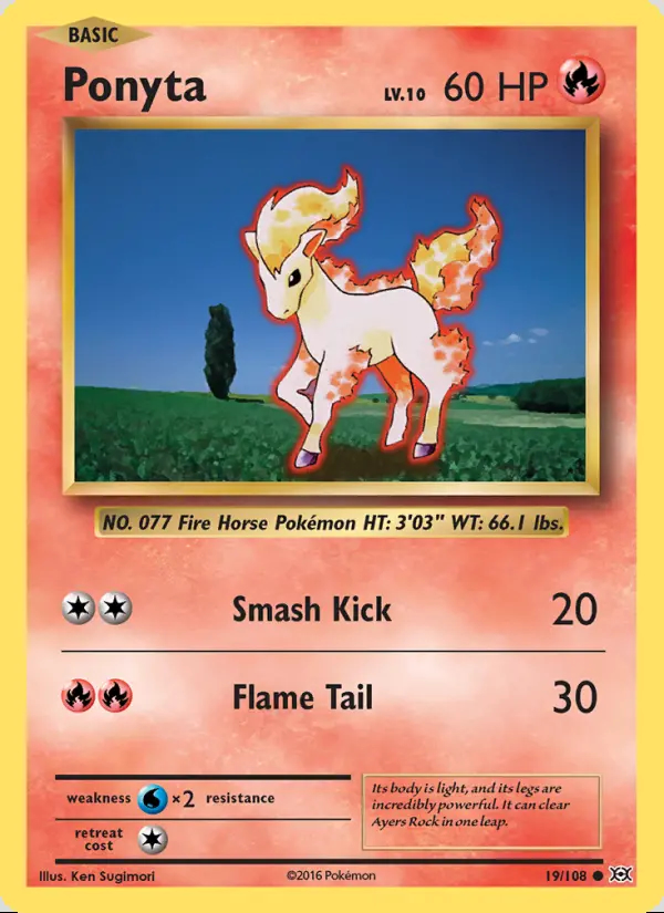Image of the card Ponyta
