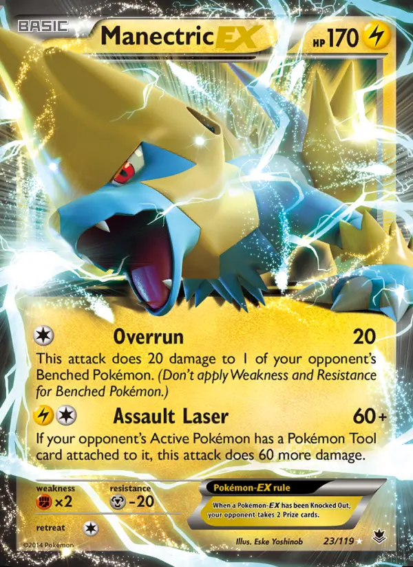 Image of the card Manectric EX