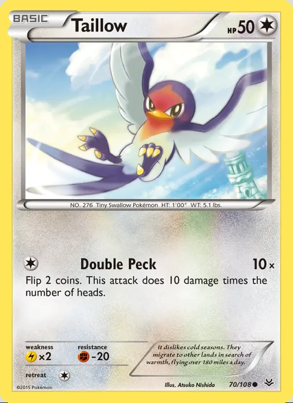 Image of the card Taillow